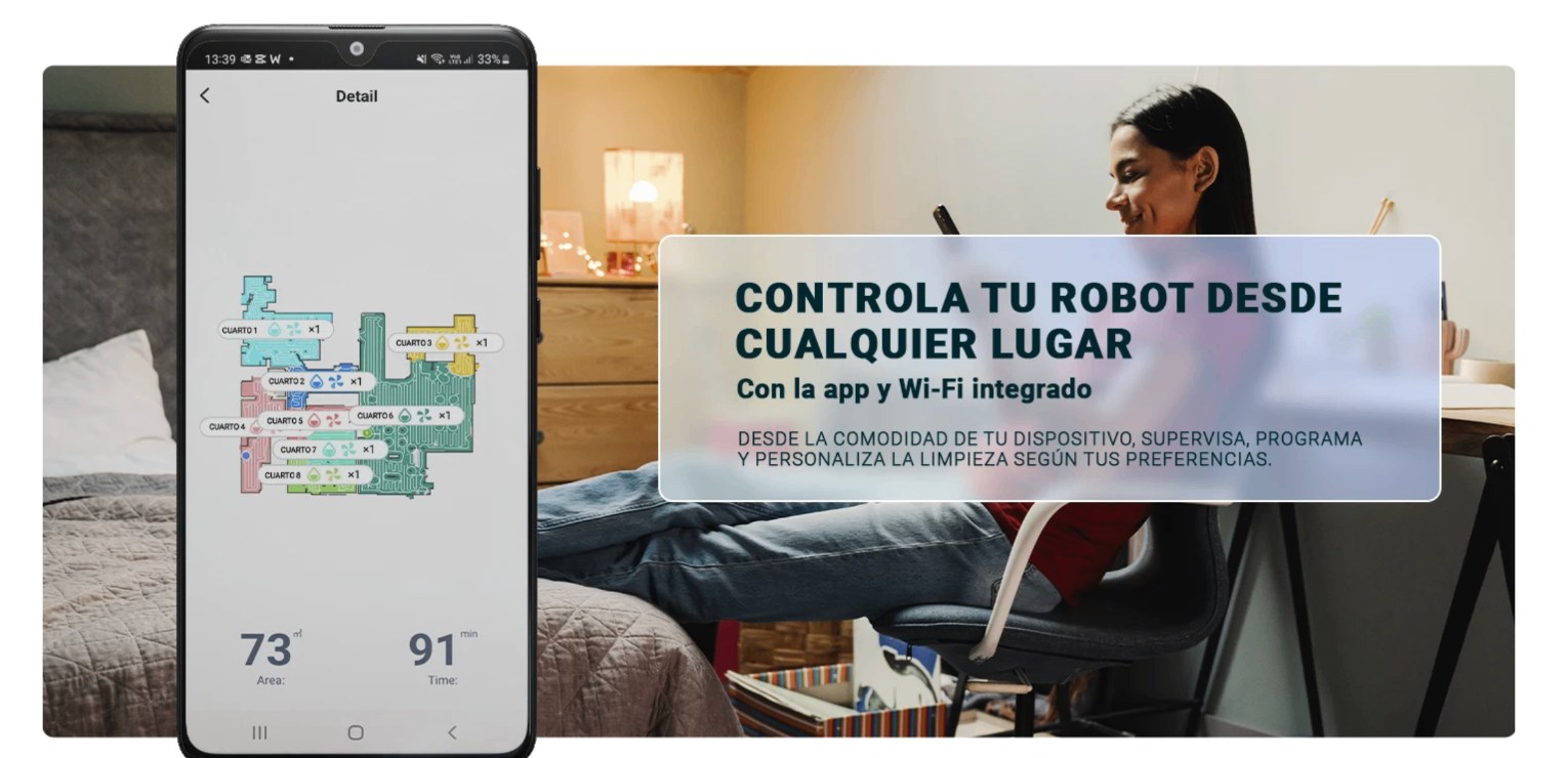 Controla tu robot desde cualquier lugar con la app