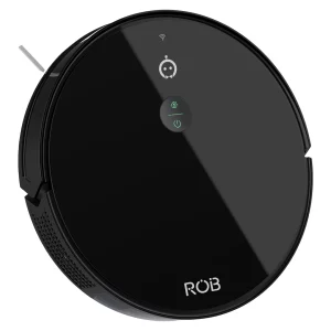 Robot Aspiradora y Trapeador Inteligente ROB V6S PRO – Mapeo 2D, Succión 1600PA, Mopa XL, Filtro Doble, Batería 4400mAh, Ideal para Pelo de Mascota, Limpieza de Hasta 100m² – Garantía 1 Año